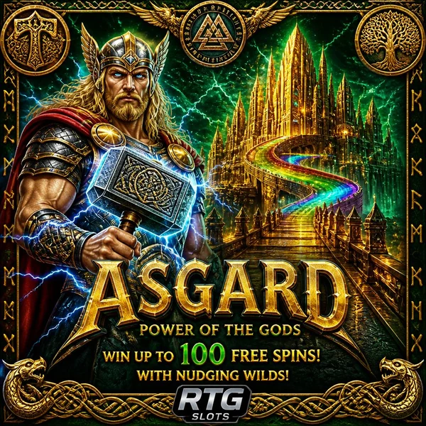 Asgard Deluxe pokie at Ozwin Casino